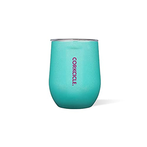 Corkcicle Corkcicle 12 oz Triple-Insulated Stemless (Perfect for Wine), Sparkle Mermaid - DimpzBazaar.com