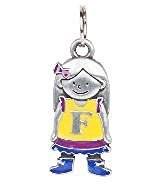 Ganz Initial Kid's Tag - Girl - F by Ganz New 2016 Pattern Charm - DimpzBazaar.com