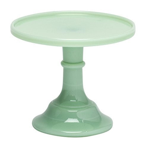 Mosser Glass Jadeite 6" Glass Cake Stand - By Mosser Glass - DimpzBazaar.com