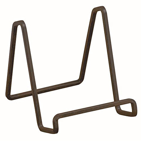 TRIPAR TRIPAR SS-TRI-50203 3.64 Inch Mahogany Metal Square Wire Stand - DimpzBazaar.com