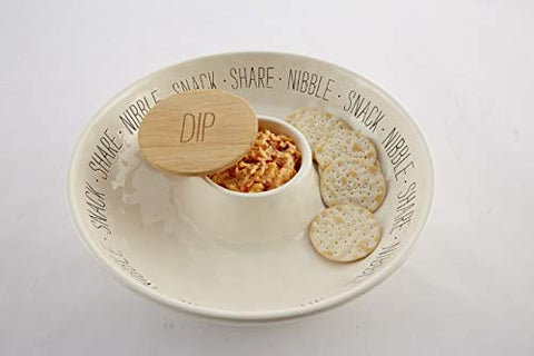 Mud Pie Mud Pie Circa Chip N Dip Set (Bistro Chip n' Dip Server) - DimpzBazaar.com