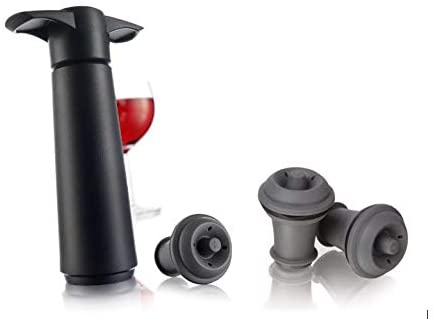 Vacu Vin Vacu Vin The Original Wine Saver Pump With Vacuum Bottle Stoppers - DimpzBazaar.com