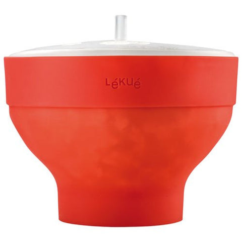 Lekue Lekue Microwave Popcorn Popper/ Popcorn Maker, Red - DimpzBazaar.com