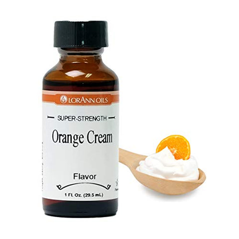 LorAnn LorAnn Orange Cream Super Strength Flavor Flavor, 1 ounce bottle - DimpzBazaar.com