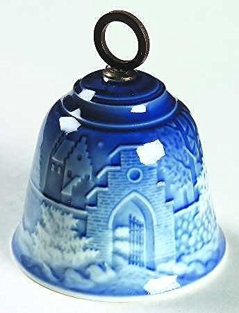 Bing & Grondahl 1986 Bing and Grondahl Collectible Christmas Bell -- Silent Night - DimpzBazaar.com