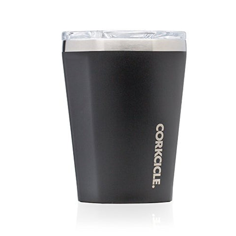 Corkcicle Corkcicle 12 oz Triple-Insulated Tumbler (Perfect for Coffee - Cocktails - Tea) - Matte Black - DimpzBazaar.com
