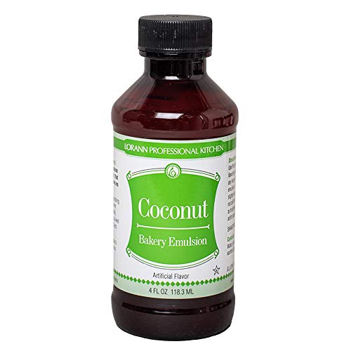 LorAnn LorAnn Coconut Bakery Emulsion, 4 ounce bottle - DimpzBazaar.com