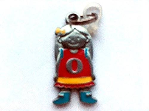 Ganz Initial Kid's Tag - Girl - O by Ganz New 2016 Pattern Charm - DimpzBazaar.com