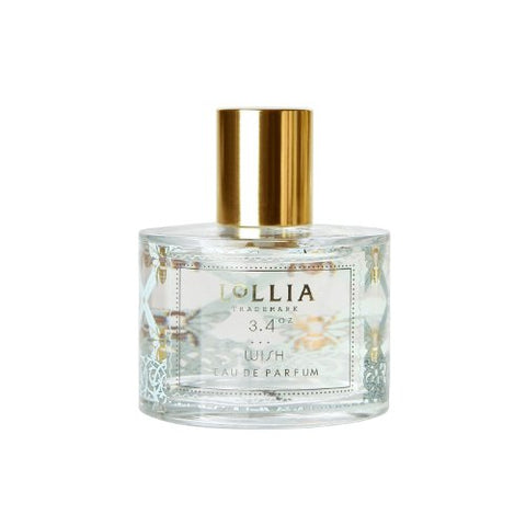 Lollia Lollia Wish Eau De Parfum | Margot Elena’s Vanilla Bean, Rice Flower, Sugared Pastille, Ylang Ylang, Amber Woods Perfume Spray, 3.4 fl oz - DimpzBazaar.com