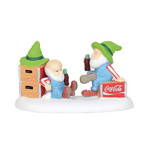 Department 56 Department 56 North Pole Village Accessories Coca-Cola The Pause That Refreshes Figurine, 1.57 Inch, Multicolor - DimpzBazaar.com