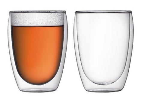 Bodum Bodum Pavina Double Wall 12 Ounce Cooler Glass, Set of 2 - DimpzBazaar.com