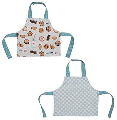 Handstand Kitchen Handstand Kitchen 'Milk and Cookies' Set of 2 Apron-Style Baby Bibs - DimpzBazaar.com