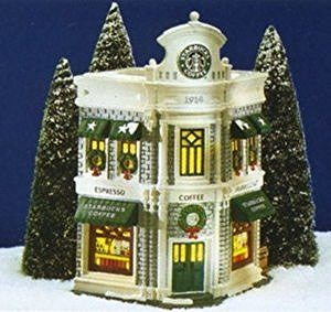Department 56 Dept 56 STARBUCKS COFFEE #54859 The Original Snow Village - DimpzBazaar.com