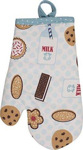 Handstand Kitchen Handstand Kitchen Child's 'Milk and Cookies' Oven Mitt - DimpzBazaar.com