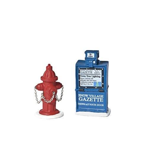 Department 56 Department 56 Village Fire Hydrant and Newspaper Box Accessory Set of 2 - DimpzBazaar.com