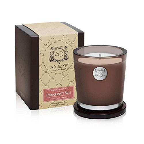 Aquiesse Aquiesse Portfolio Soy Large candle - Pomegranate Sage - DimpzBazaar.com