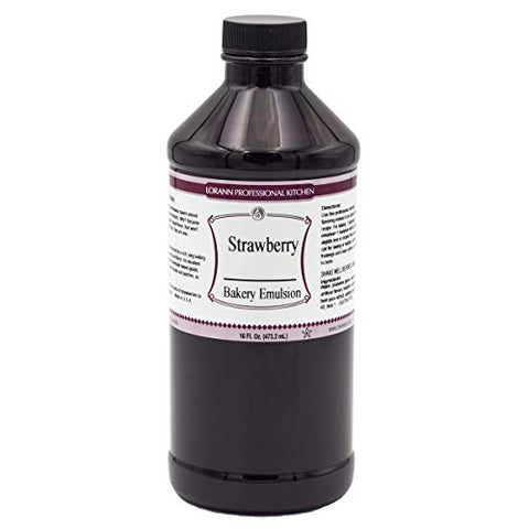 LorAnn LorAnn Strawberry Bakery Emulsion, 16 ounce bottle - DimpzBazaar.com