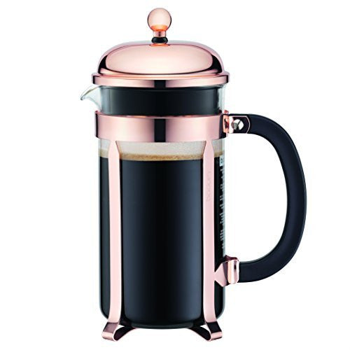 BODUM Brazil French Press Coffee Maker, Borosilicate Glass, 51