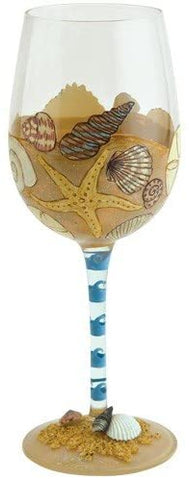 Santa Barbara Design Studio Lolita from Enesco Anchor's Away Wine Glass - DimpzBazaar.com