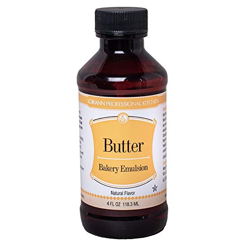 LorAnn LorAnn Butter, Natural (Clear) Bakery Emulsion, 4 ounce bottle - DimpzBazaar.com