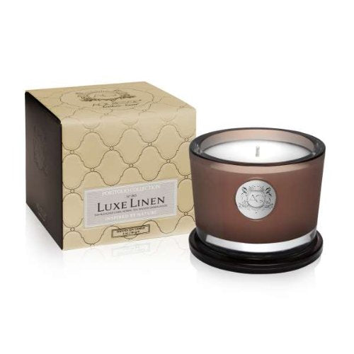 Aquiesse AQUIESSE Luxe Linen 45 Hr SM Soy Candle - DimpzBazaar.com