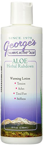 George's George's Aloe Vera Herbal Rubdown - 8 Fl Oz, 8 Ounce - DimpzBazaar.com