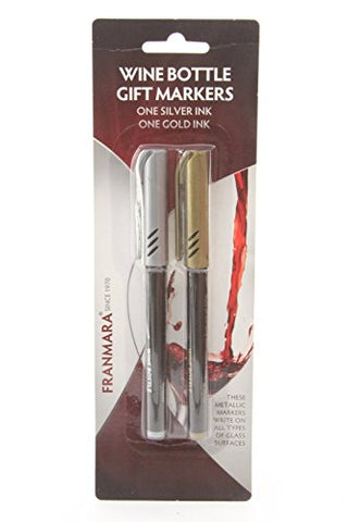Franmara Franmara Wine Bottle Pen Markers - 2 per Pack - DimpzBazaar.com