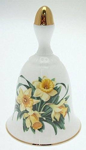 Danbury Mint Danbury Mint Sumner Collection Wildflower Bells - Daffodil Design - March - CLT345 - DimpzBazaar.com