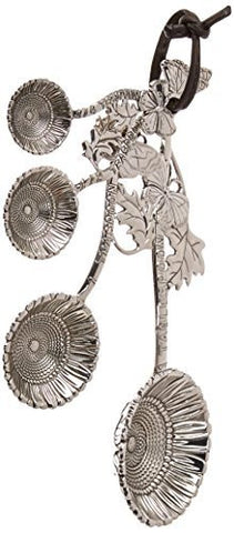 Ganz Ganz 4-Piece Measuring Spoons Set, Sunflower - DimpzBazaar.com
