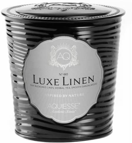 Aquiesse Aquiesse Fine Scented Portfolio Tin Candle - Luxe Linen 11oz ƒ É - DimpzBazaar.com