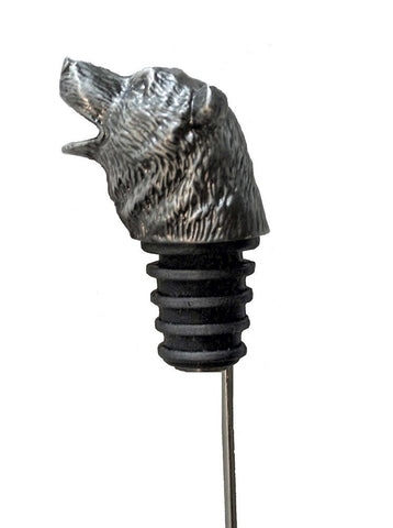 Spectrum Bear Wine Aerator Pourer Premium Aerating Pourer Food Grade silicone stopper - DimpzBazaar.com