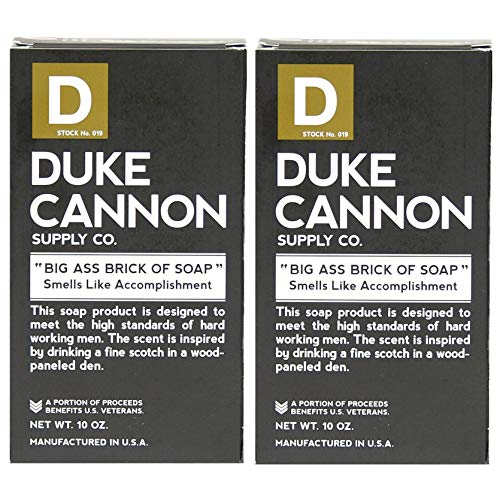 Duke Cannon Duke Cannon Big Brick of Soap for Men - Smells Like Accomplishment, 10oz (Pack of 2) - DimpzBazaar.com