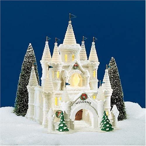 Baby Cakes Department 56 Snow Village's Snow Carnival Ice Palace - Retired - DimpzBazaar.com
