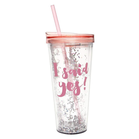 Slant Collections Slant Collections Women's I Said Yes Tumbler - DimpzBazaar.com