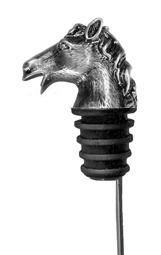 Spectrum Horse Wine Aerator Pourer Premium Aerating Pourer Food Grade silicone stopper - DimpzBazaar.com
