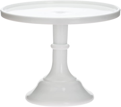 Mosser Glassware Mosser Glass 12" Milk Glass Cake Plate/stand - DimpzBazaar.com