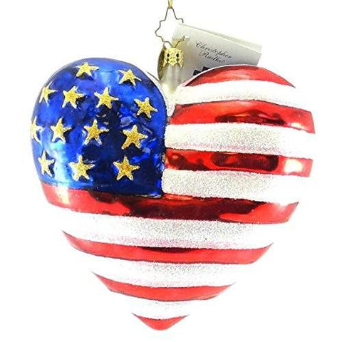 Christopher Radko Christopher Radko September 11, 2001 Brave Heart Ornament - DimpzBazaar.com
