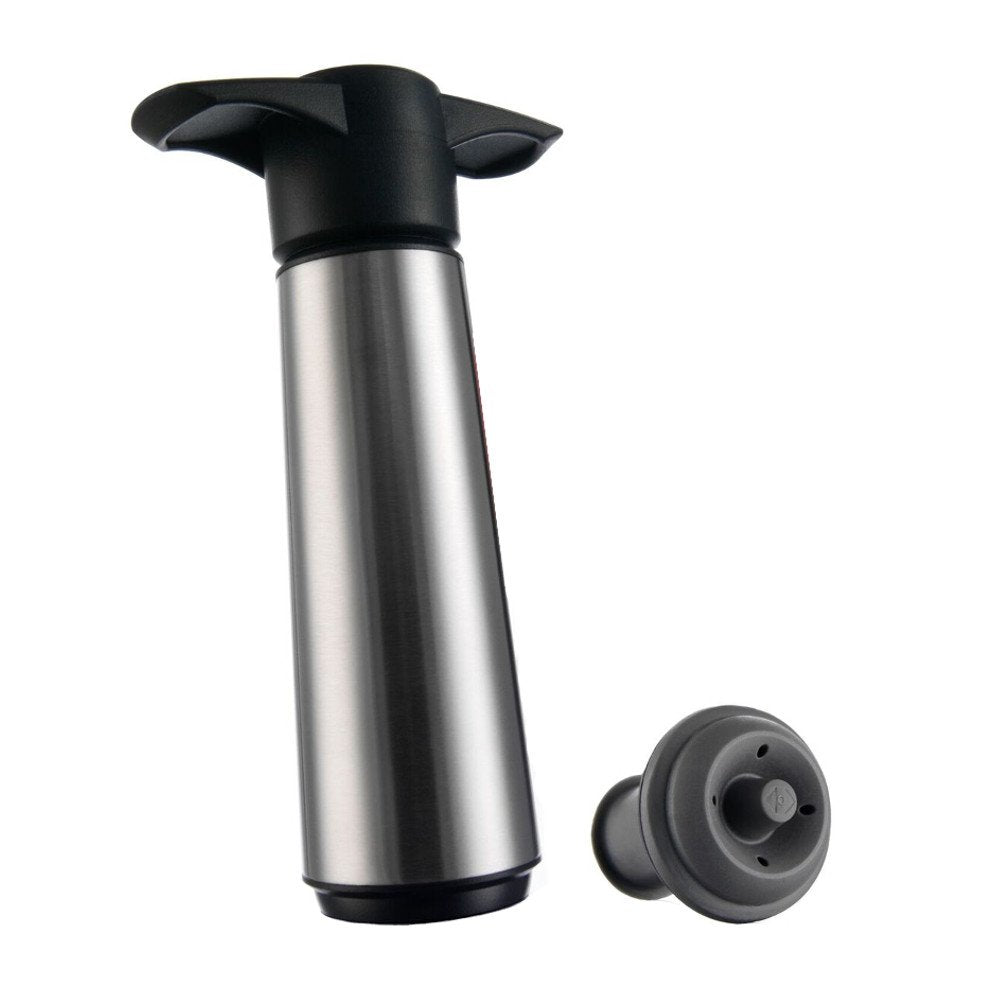 Vacu Vin Vacu Vin Stainless Steele Wine Saver (1 Pump, 1 Stopper) - DimpzBazaar.com