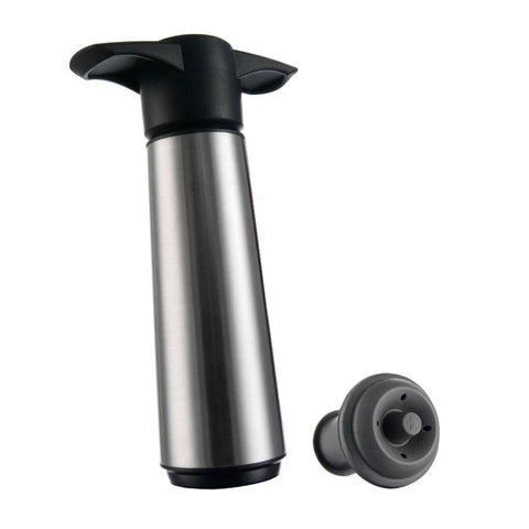 Vacu Vin Vacu Vin Stainless Steele Wine Saver (1 Pump, 1 Stopper) - DimpzBazaar.com