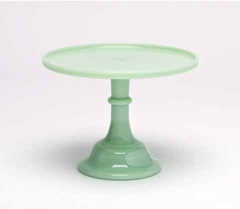 Mosser Glassware Mosser Jadeite Cake Stand 24010J , 10" - DimpzBazaar.com