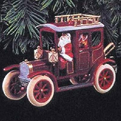 Hallmark Hallmark Here Comes Santa 1993 Anniversary Ornament, Shopping with Santa - DimpzBazaar.com