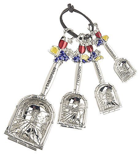 Ganz Ganz Kitchen Baking Cooking Decorative Colorful Measuring Spoons Set - Wine Country - DimpzBazaar.com