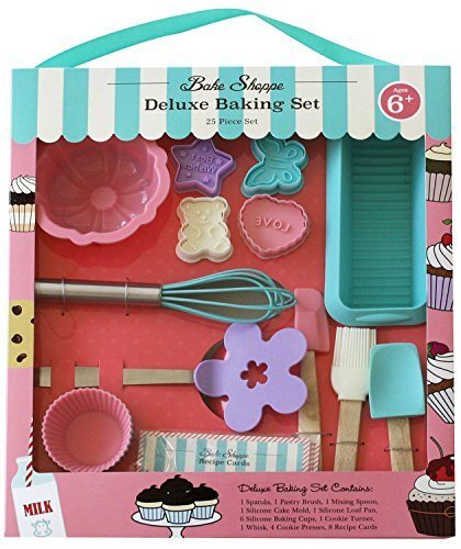 Handstand Kitchen Handstand Kitchen Bake Shoppe 25-piece Deluxe Baking Set for Kids - DimpzBazaar.com