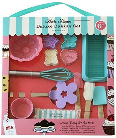 Handstand Kitchen Handstand Kitchen Bake Shoppe 25-piece Deluxe Baking Set for Kids - DimpzBazaar.com