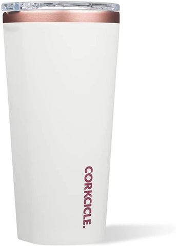 Corkcicle Corkcicle Tumbler Insulated Stainless Steel Bottle/Thermos, 16 oz, Brushed Copper - DimpzBazaar.com