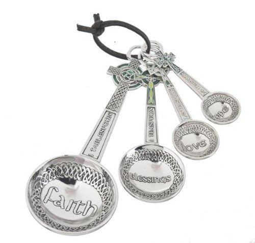 Ganz Ganz Celtic Cross Measuring Spoons - Kitchen Utensils St Patricks Day ER22336-GANZ by Ganz - DimpzBazaar.com