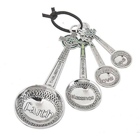 Ganz Ganz Celtic Cross Measuring Spoons - Kitchen Utensils St Patricks Day ER22336-GANZ by Ganz - DimpzBazaar.com