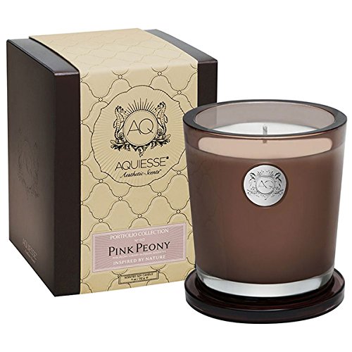 Aquiesse Aquiesse Scented Soy Candle PINK PEONY 11oz - DimpzBazaar.com