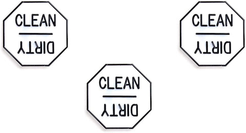 Fox Run Fox Run 5935 Clean or Dirty Dishwasher Magnet, Plastic - DimpzBazaar.com