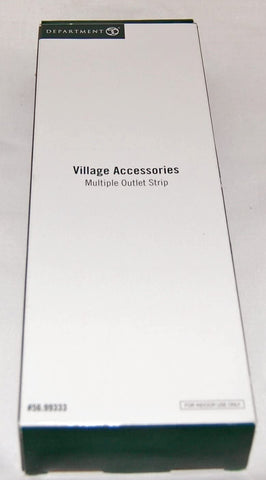 Department 56 Department 56 Village Accessory Multi-Outlet Strip - DimpzBazaar.com
